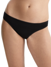 On Gossamer Cabana Cotton Blend Stretch Hip G-string In Black