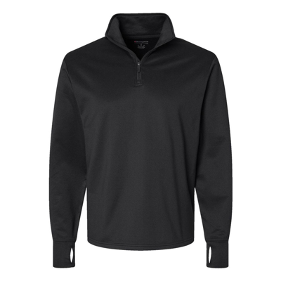 Champion Sport Quarter-zip Pullover In Black