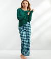 BARE WOMEN'S THE COZY BRUSHED COTTON PAJAMA PANTS