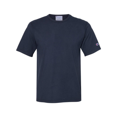 Champion Garment-dyed T-shirt In Blue