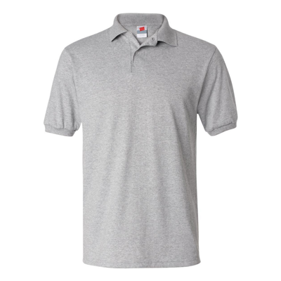 Hanes Ecosmart Jersey Polo In Orange