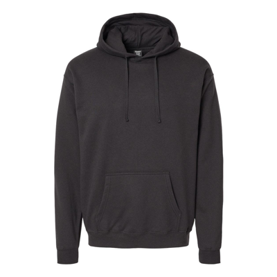 Hanes Perfect Fleece Hooded Sweatshirt In Black