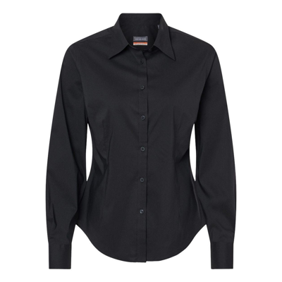 Van Heusen Women's Stainshield Essential Shirt In Black