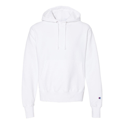 Champion Reverse Weave Hooded Sweatshirt In White