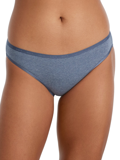 Bare The Easy Everyday Cotton Bikini In Blue Heather