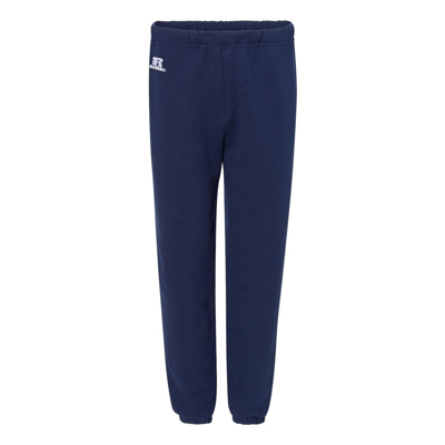 Russell Athletic Dri Power Closed Bottom Sweatpants In Blue