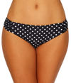 SUNSETS WOMEN'S BLACK DOT FEMME FATALE BIKINI BOTTOM