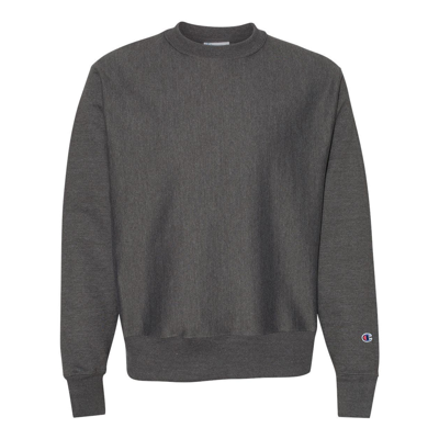 Champion Reverse Weave Crewneck Sweatshirt In Grey