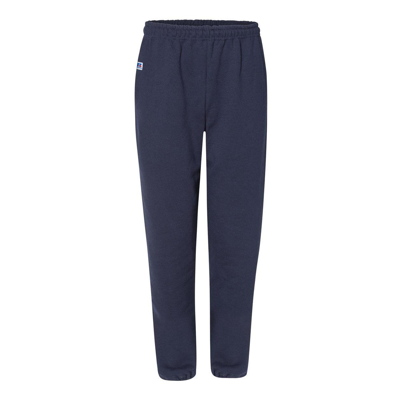 Russell Athletic Dri Power Closed Bottom Sweatpants With Pockets In Blue