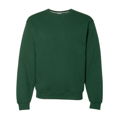 Russell Athletic Dri Power Crewneck Sweatshirt In Green