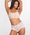 Bare Soft Stretch Lace Boyshort In Ly There