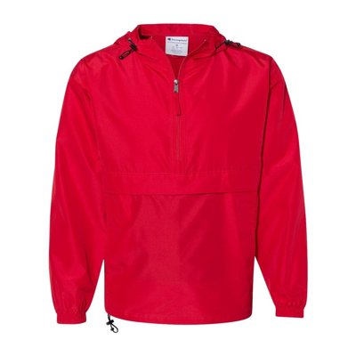 Champion Packable Quarter-zip Jacket In Red