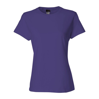 Hanes Perfect-t Womens T-shirt In Purple