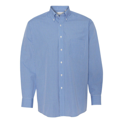 Van Heusen Gingham Check Shirt In Blue
