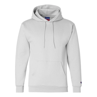 Champion Powerblend Hooded Sweatshirt In White