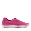 ILSE JACOBSEN WOMEN'S TULIP PEFORATED TENNIS SHOE IN ROSE VIOLET