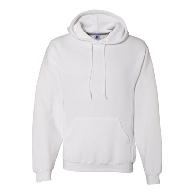 Russell Athletic Dri Power Hooded Sweatshirt In White