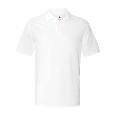 Hanes X-temp Piqu Polo With Fresh Iq In White