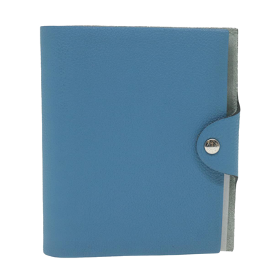 Hermes Ulysse Leather Wallet () In Blue