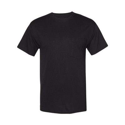 Hanes Workwear Pocket T-shirt In Black