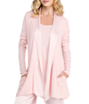 Pj Harlow Shelby Knit Lounge Cardigan Wrap In Gold