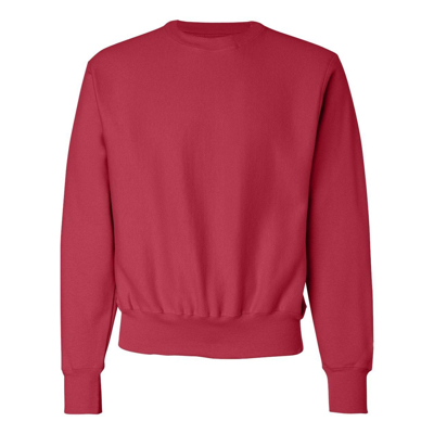 Champion Reverse Weave Crewneck Sweatshirt In Red