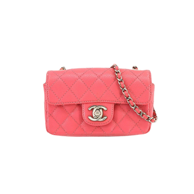 Pre-owned Chanel Matelassé Leather Shoulder Bag () In Pink