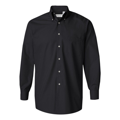 Van Heusen Silky Poplin Shirt In Black