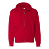 Hanes Ecosmart Full-zip Hooded Sweatshirt In Silver