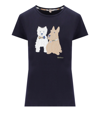 Barbour Highlands Navy Blue T-shirt In Blue
