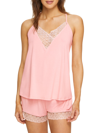 FLORA NIKROOZ WOMEN'S FLORETTA KNIT CAMI PAJAMA SET