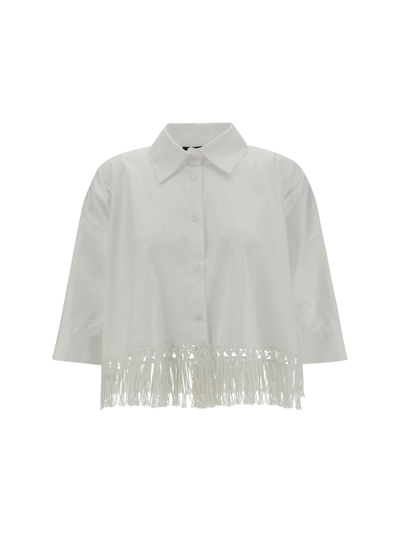 Ella Kimono Shirt In Bianco