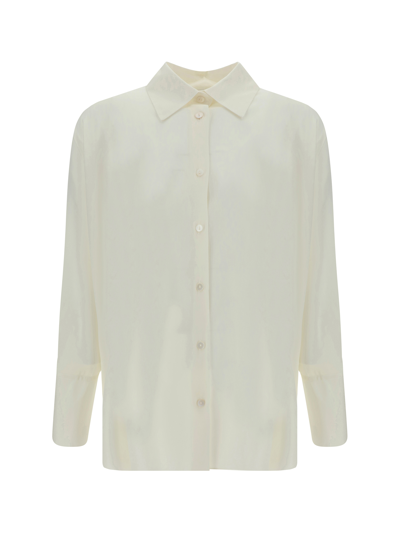 Ella Kimono Shirt In Bianco 1005