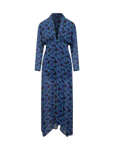 Iro Nollie Dress In Blue