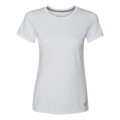 Russell Athletic Women's Essential 60/40 Performance T-shirt In White
