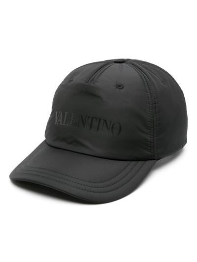 Valentino Garavani Logo-print Baseball Cap In Black