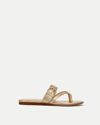 Veronica Beard Salva Slide Sandal In Gold