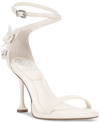 VINCE CAMUTO TANVIE FLOWER EMBELLISHED HIGH HEEL DRESS SANDALS