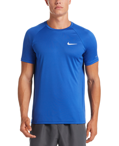 Nike Men's Short Sleeve Hydroguard Logo T-shirt In Game Royal