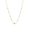 BY ADINA EDEN DIAMOND BY THE YARD IMITATION PEARL NECKLACE