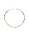 BY ADINA EDEN PAVE ACCENTED COLLAR CHOKER NECKLACE