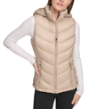 CHARTER CLUB WOMEN'S PACKABLE HOODED PUFFER VEST, CREATED FOR MACY'S