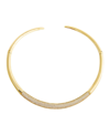 BY ADINA EDEN PAVE ACCENTED GRADUATED COLLAR CHOKER NECKLACE