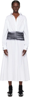 Renaissance Renaissance White Drew Maxi Dress In White
