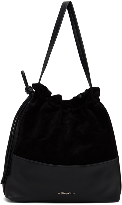 3.1 Phillip Lim / フィリップ リム Origami Crossbody Bag In Black Suede