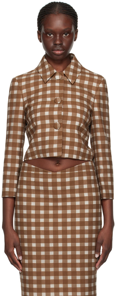 Shushu-tong Brown Pointed Jacket