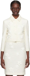 Shushu-tong White Pointed Jacket In Wh100 White