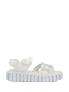 Roger Vivier Viv' Go-thick Trekky Sandals 35 In White
