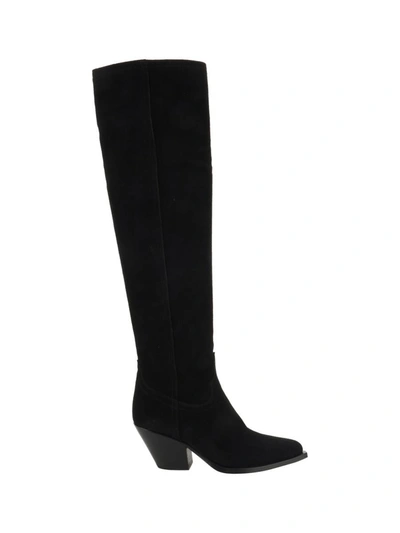 Sonora Heeled Acapulco Boots In Black
