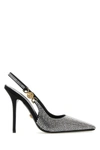 Versace Crystal-embellished Medusa 95' Slingback Pumps In 2b30v